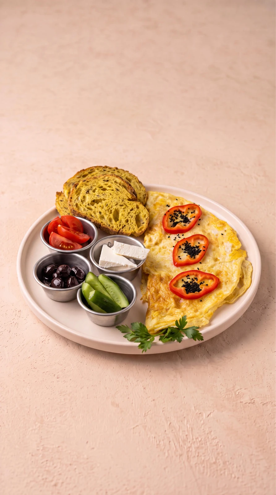 Sade Omlet Tabağı